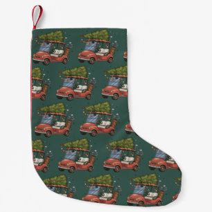 Golf Cart Christmas Tree Golf Lover Gift Small Christmas Stocking