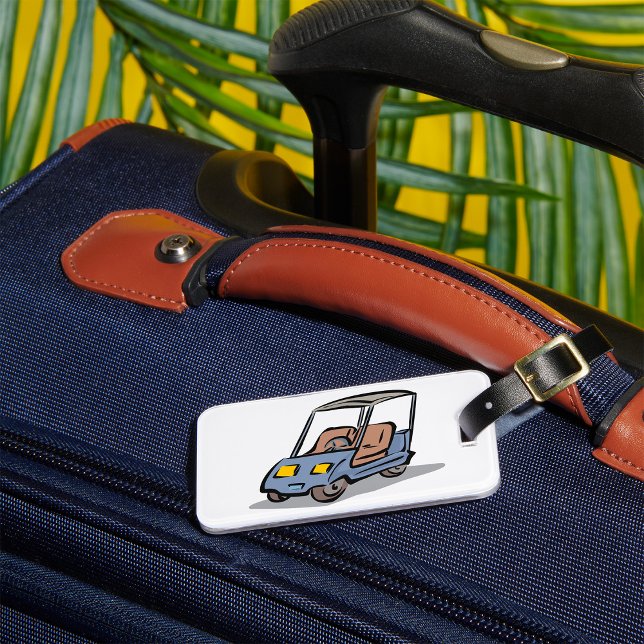 Golf Cart Fun Sports Vehicle Luggage Tag (Creator Uploaded)