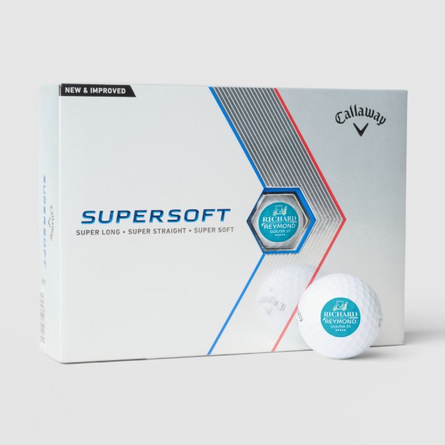 Golf Cart - Golfer 01 Name Azure Mark Balls (Packaging)