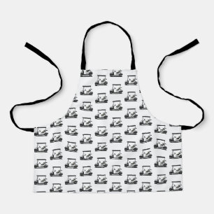 Golf Cart Green Fairway Boys Birthday  Apron