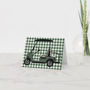 Golf Cart Greeting Card