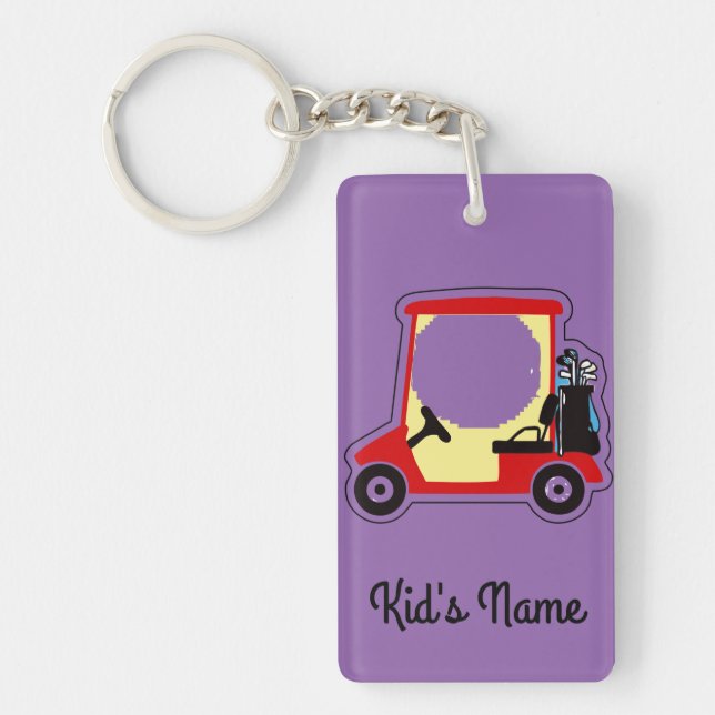 Golf cart key ring (Front)