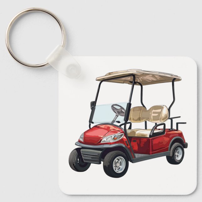 Golf Cart Keychain (Front)