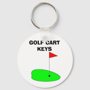 GOLF CART KEYS KEY RING