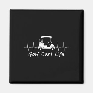 Golf Cart Life Funny Joke Parody Golfing Golfer Co Magnet
