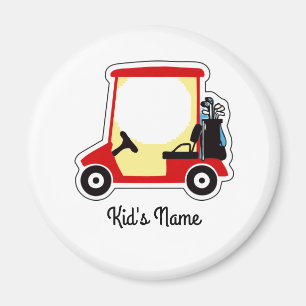 Golf cart magnet