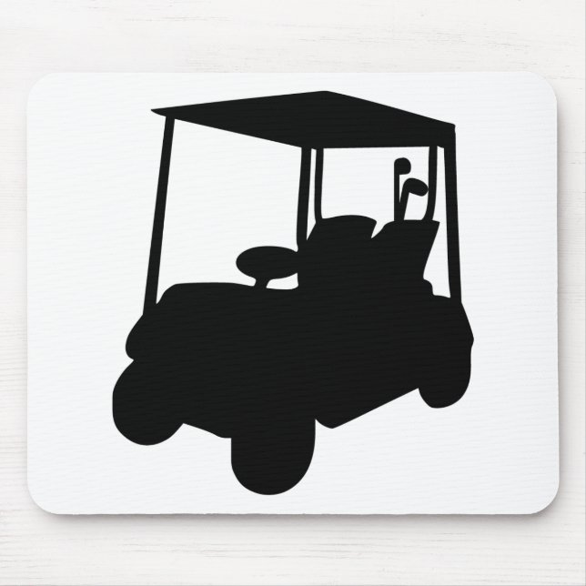 Golf Cart Mouse Pad (Front)