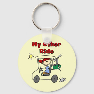 Golf Cart Other Ride Tshirts and Gifts Key Ring