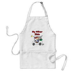 Golf Cart Other Ride Tshirts and Gifts Standard Apron