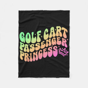 Golf Cart Penger Princess Sport Apparel Fleece Blanket