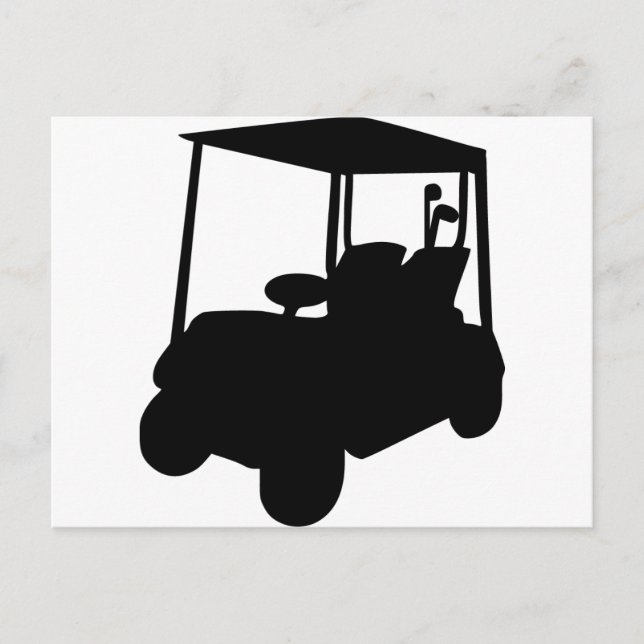 Golf Cart Postcard (Front)