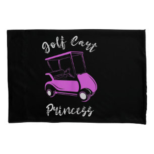 Golf Cart Princess Golf Cart Golfer Girls Pillowcase