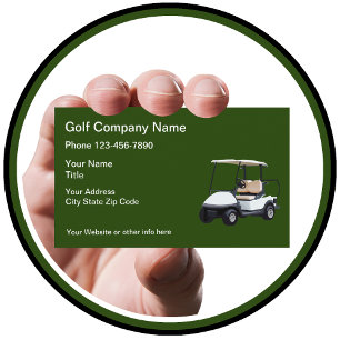 Golf Cart Theme Business Card