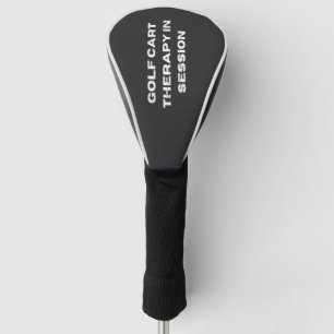 Golf Cart Therapy In Session Funny Golf Head Cover
