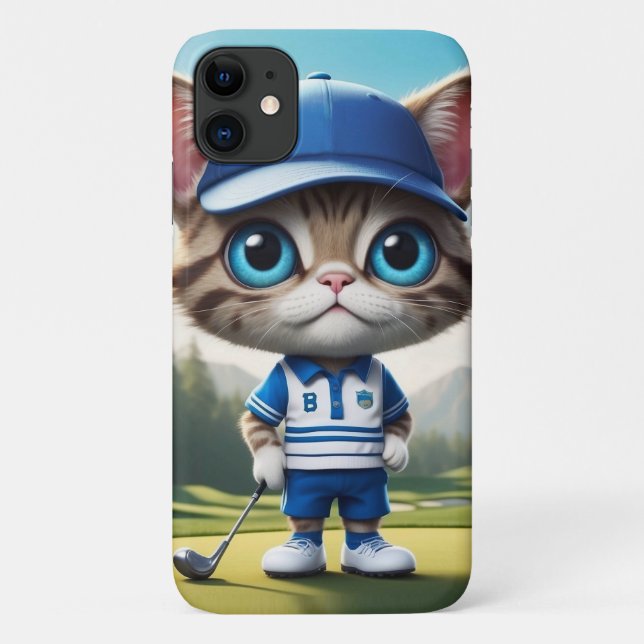 Golf Cat Case-Mate iPhone Case (Back)