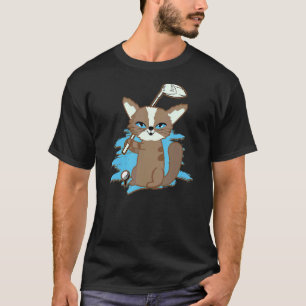 Golf Cat Golfing Golfer Club Balls Putting Golf T-Shirt