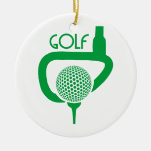 Golf Ceramic Tree Decoration