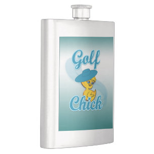 Golf  Chick #3 Hip Flask