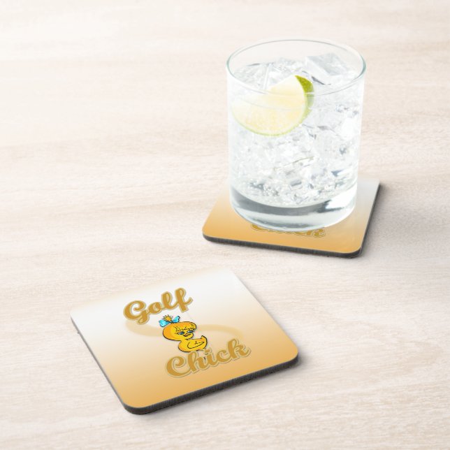 Golf  Chick Coaster (Right Side)