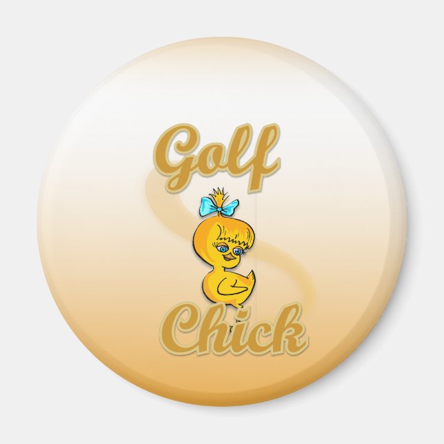Golf  Chick Magnet (Front)