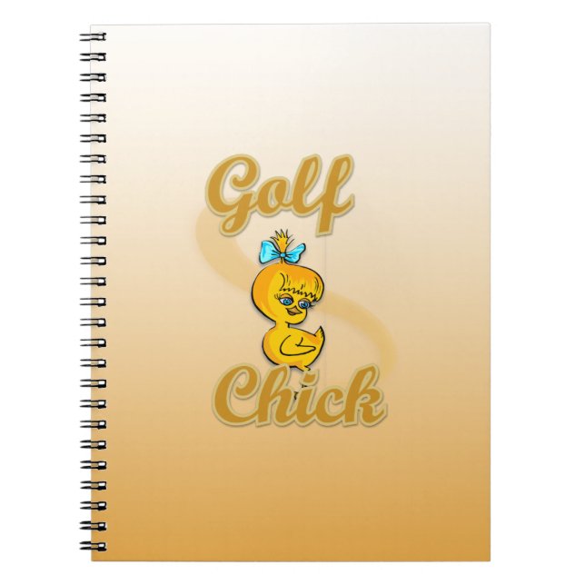 Golf  Chick Notebook (Front)