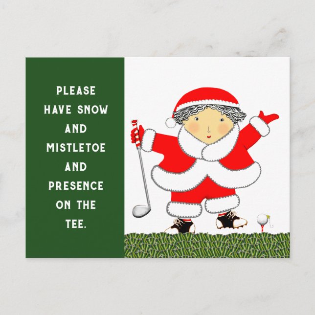 Golf Christmas Cards (Front)