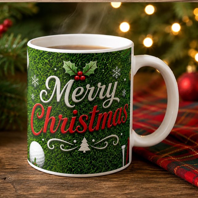 Golf Christmas Coffee Mug (Creator Uploaded)