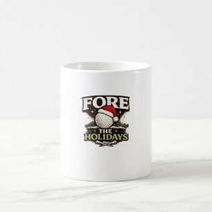 Golf Christmas Coffee Mug