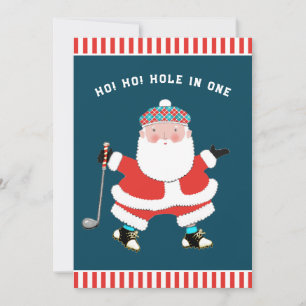 Golf Christmas Holiday Cards