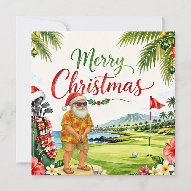 Golf Christmas in Hawaii (Front)
