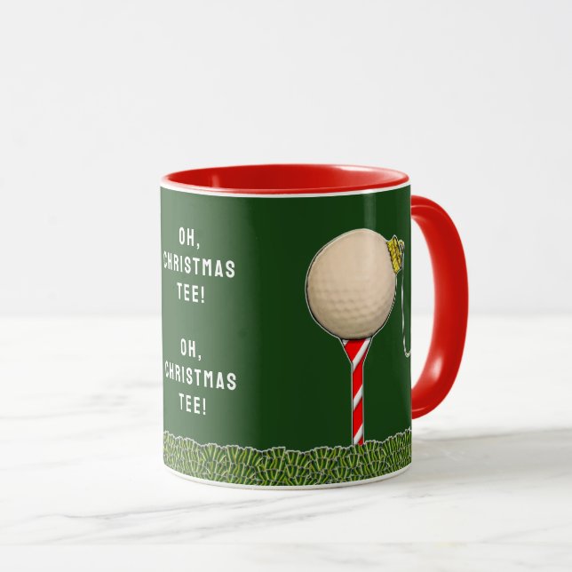 Golf Christmas Mug (Front Right)