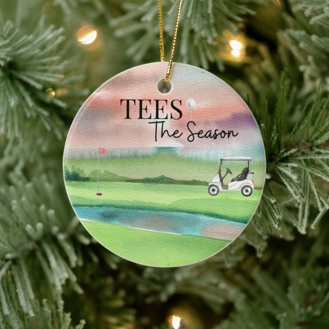 Golf Christmas Ornament  (Tree)