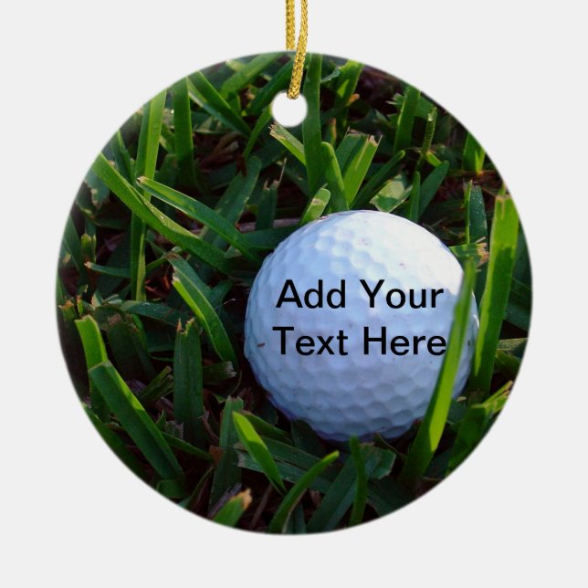 Golf Christmas Ornament (Front)