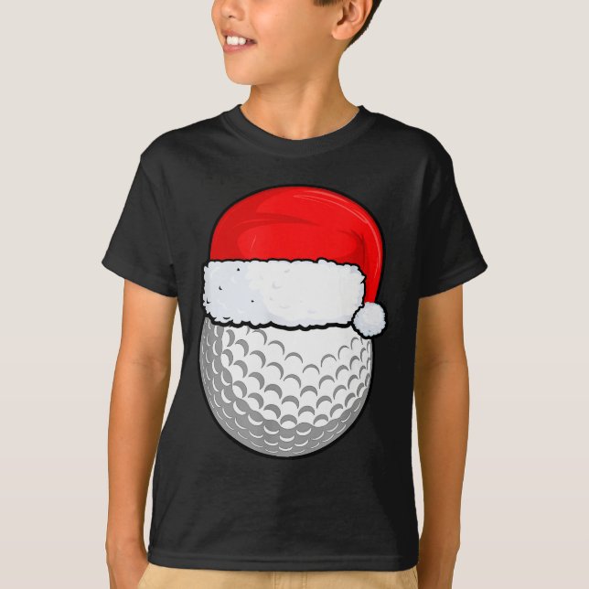 Golf Christmas Pajama Shirt, Men Women Kids  T-Shirt (Front)