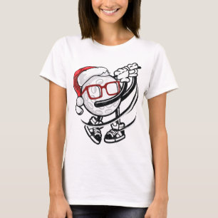 Golf Christmas Santa Hat Funny Golfer Gift T-Shirt