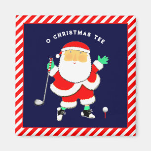 Golf Christmas Stocking Stuffer Magnet