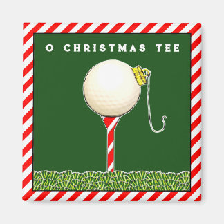 Golf Christmas Stocking Stuffer Magnet