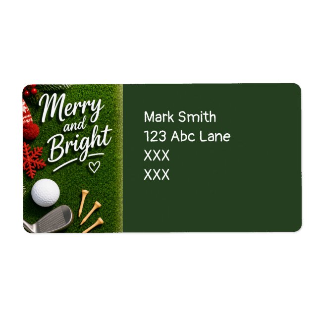 Golf Christmas themed (Front)