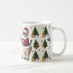 Golf Christmas themed for Cat Lover Golfer  Coffee Mug