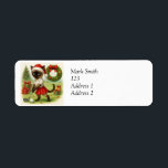 Golf Christmas themed for Cat Lover Golfer Golfing Return Address Label<br><div class="desc">Add a festive touch to your gifts with this Golf Christmas Cat Lover Golfer Golfing label. Featuring a charming cat golfer in a holiday setting,  this label is perfect for golf lovers and cat enthusiasts,  making your holiday presents extra special and personalised.</div>