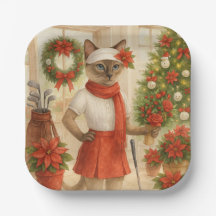 Golf Christmas themed for Cat woman Golfer 