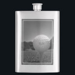 Golf Classic Flask<br><div class="desc">Golf Theme Classic Flask is the perfect gift for the Best Man or Father of the Bride,  Father's Day gift or Golf Outing prize.</div>