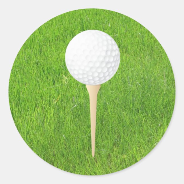 Golf Classic Round Sticker (Front)