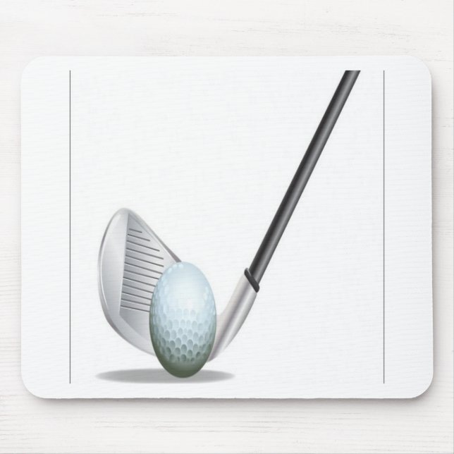 Golf club and golf ball design mouse pad (Front)