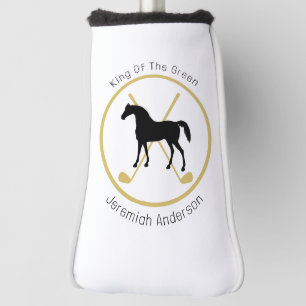 Golf Club and Horse Personalized Head Cover
