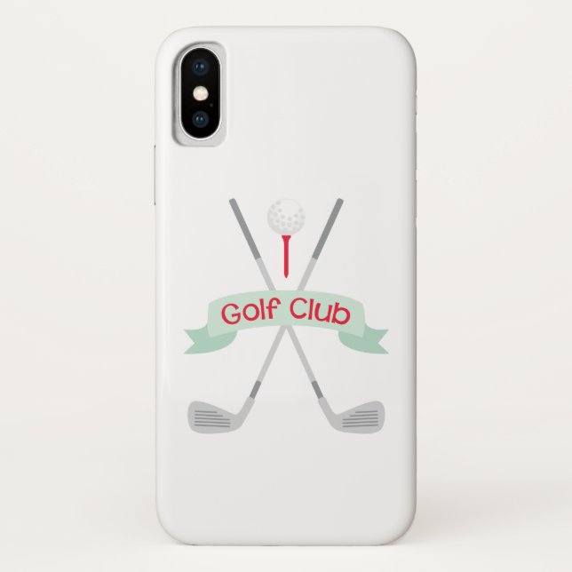 Golf Club Case-Mate iPhone Case (Back)