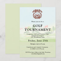 Golf Club Corporate Tournament Logo 