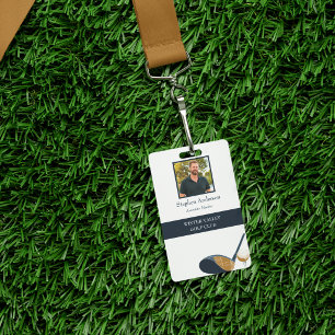 Golf Club Country Club Photo ID Badge