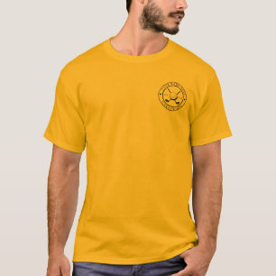 Golf Club Gold T-Shirt Customised With Your Name