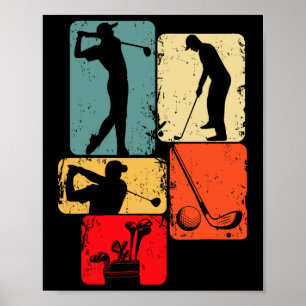 Golf Club Golfer Golfing Boys Kids 1 Poster